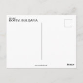 Mount Botev Peak Bulgarien Postkarte (Rückseite)