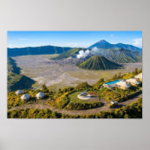Mount Bromo Aerial Volcano Luxury Wall Art Poster (Vorne)