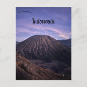 Mount Bromo East Java Indonesien Postkarte (Vorderseite)