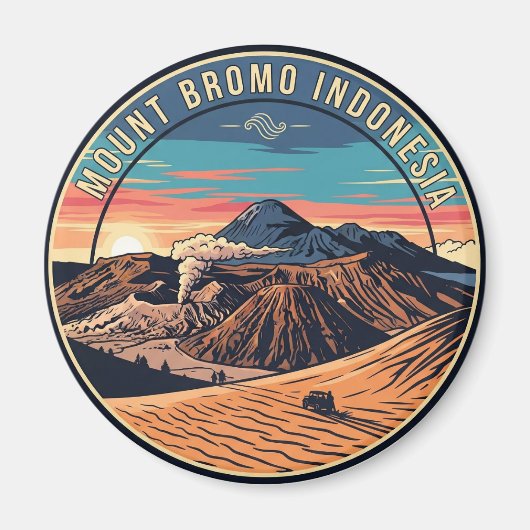 Mount Bromo Indonesia Travel Magnet (Vorne)