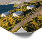 Mount Bromo Luftaufnahme Vulkan Luxus-Wandkunst Poster (Ecke)