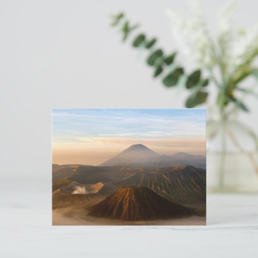 Mount Bromo Postkarte (Stehend Vorderseite)