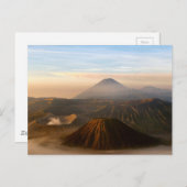 Mount Bromo Postkarte (Vorne/Hinten)