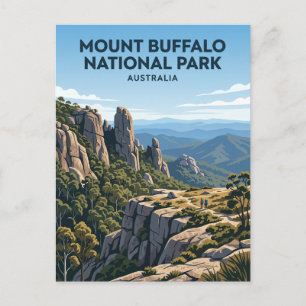 Mount-Buffalo-Nationalpark Australien Postkarte