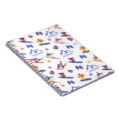 Mount Buller Australia Ski Snowboard Muster Notizblock (Rechte Seite)