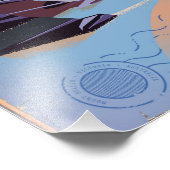 Mount Buller Australia Vintag Ski Poster (Ecke)