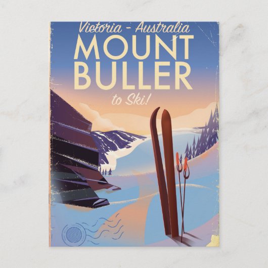 Mount Buller, Victoria Australien Postkarte (Vorderseite)