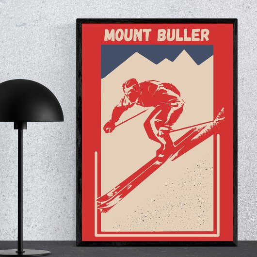 Mount Buller Viktorianisch Alpen Australien Skigeb Poster