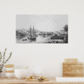 Mount Burney from the Otter Islands Poster (Küche)