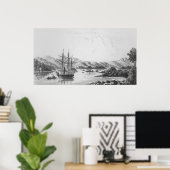 Mount Burney from the Otter Islands Poster (Heimbüro)