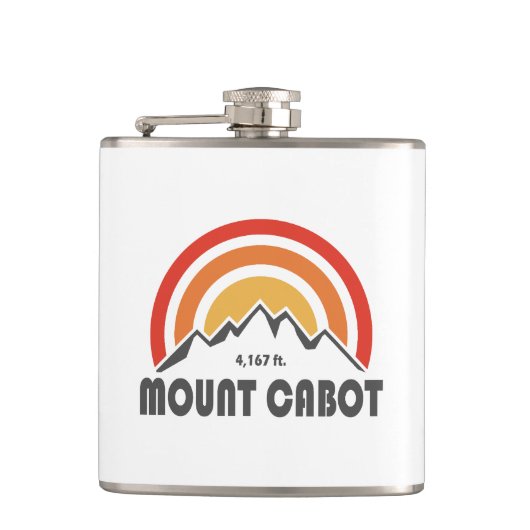 Mount Cabot New Hampshire Flachmann (Vorderseite)