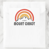 Mount Cabot New Hampshire Rechteckiger Aufkleber (Tasche)