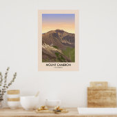 Mount Cameron Colorado USA Reiseplakat Poster (Küche)