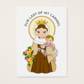 Mount Carmel Jesus Spirituelle Bouquet Gebet Rose (Vorderseite)