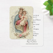 Mount Carmel Taufe Christening Erinnerungskarte (Schreibtisch)