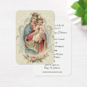 Mount Carmel Taufe Christening Erinnerungskarte (Schreibtisch)