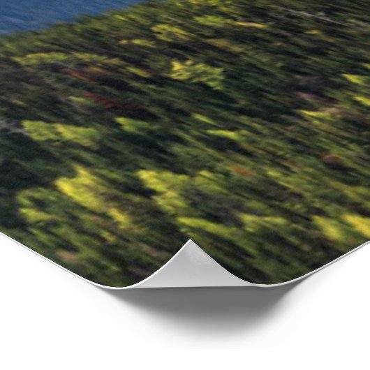 Mount Chapman & Lake Wurdeman Poster (Ecke)