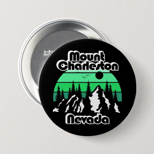 Mount Charleston Nevada Button (Vorne & Hinten)