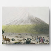 Mount Chimborazo, Ecuador, aus "Le Costume Ancien Fotoplatte (Vorderseite)