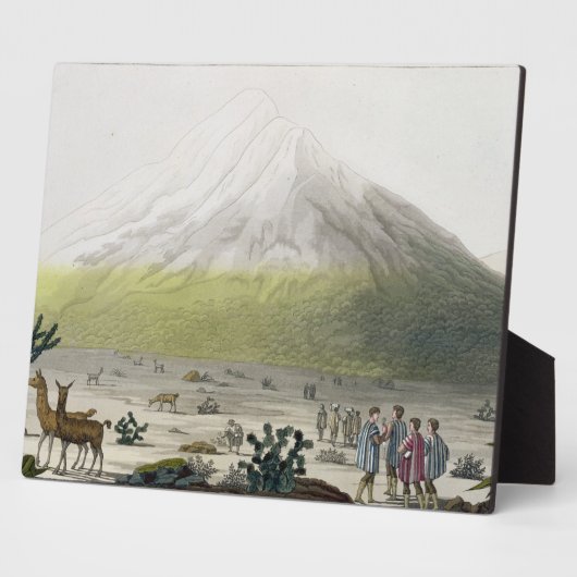 Mount Chimborazo, Ecuador, aus "Le Costume Ancien Fotoplatte (Seite)