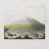 Mount Chimborazo, Ecuador, aus "Le Costume Ancien Postkarte (Vorderseite)
