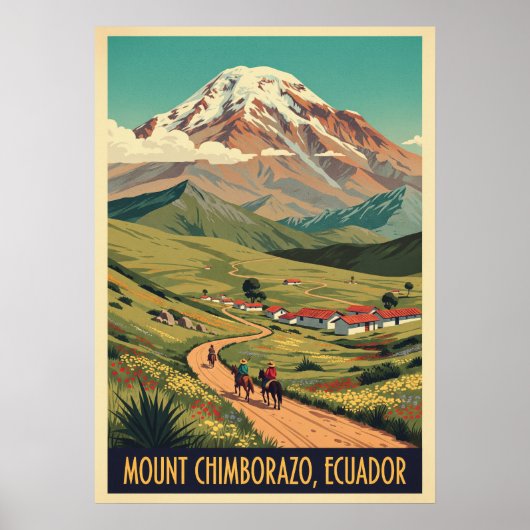 Mount Chimborazo Ecuador V06 Poster (Vorne)