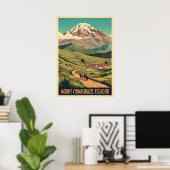 Mount Chimborazo Ecuador V06 Poster (Heimbüro)