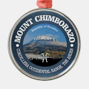 Mount Chimborazo Ornament Aus Metall