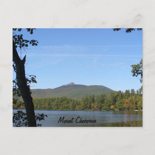 Mount Chocorua & Chocorua Lake, New Hampshire Postkarte (Vorderseite)