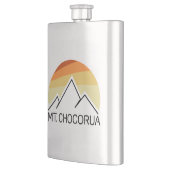 Mount Chocorua New Hampshire Retro Flachmann (Links)
