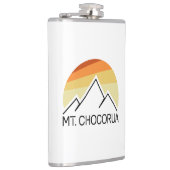 Mount Chocorua New Hampshire Retro Flachmann (Rechts)