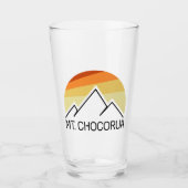 Mount Chocorua New Hampshire Retro Glas (Vorderseite)