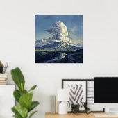 Mount Cloud - Malerische Landschaft Poster (Heimbüro)