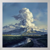 Mount Cloud - Malerische Landschaft Poster (Vorne)