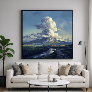 Mount Cloud - Malerische Landschaft Poster