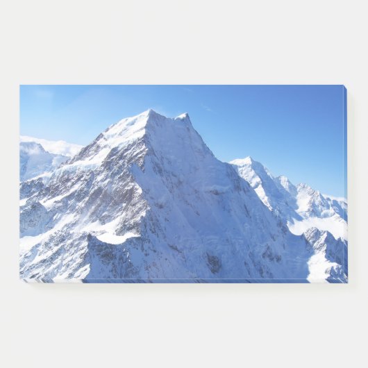 Mount Cook (Aoraki) Peak, Neuseeland Post-it Klebezettel (Vorderseite)