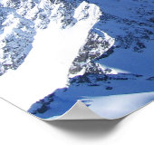 Mount Cook (Aoraki) Peak, Neuseeland Poster (Ecke)