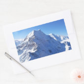 Mount Cook (Aoraki) Peak, Neuseeland Rechteckiger Aufkleber (Umschlag)