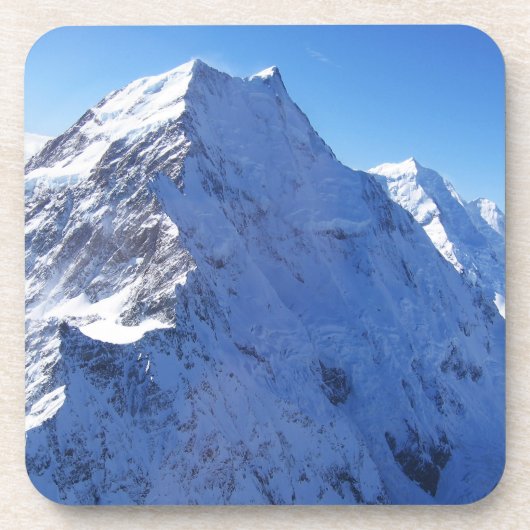 Mount Cook (Aoraki) Peak, Neuseeland Untersetzer (Vorderseite)