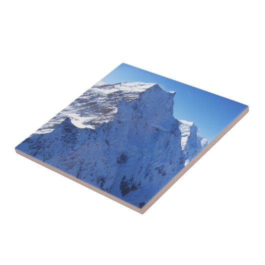 Mount-Cook-Gipfel (Aoraki), Neuseeland Fliese (Seite)