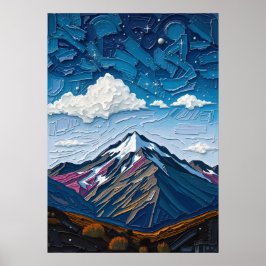 Mount Cook - Majestät der Südalpen Poster