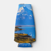 Mount Cook mit Blick auf den Pukaki-See, NZ Flaschenkühler (Vorderseite)