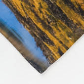 Mount Cook mit Blick auf den Pukaki-See, NZ Fleecedecke (Ecke)