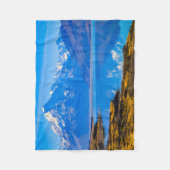 Mount Cook mit Blick auf den Pukaki-See, NZ Fleecedecke (Vorderseite)