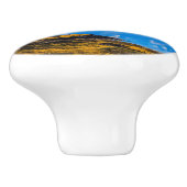 Mount Cook mit Blick auf den Pukaki-See, NZ Keramikknauf (Seitenansicht)