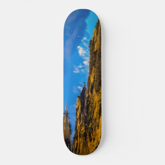 Mount Cook mit Blick auf den Pukaki-See, NZ Skateboard (Vorderseite)