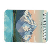 Mount Cook National Park New Zealand Postcard Magnet (Horizontal)