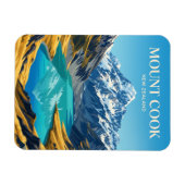 Mount Cook Nationalpark Neuseeland Magnet (Horizontal)