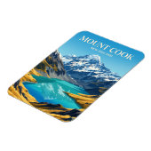 Mount Cook Nationalpark Neuseeland Magnet (Linke Seite)