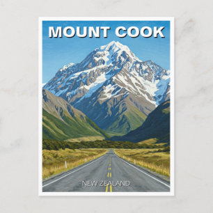 Mount Cook Nationalpark Neuseeland Postkarte